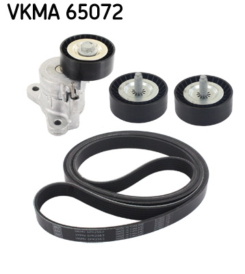 V formos rumbuotas diržas, komplektas - VKMA 65072 SKF
